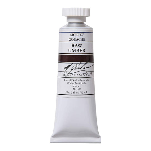 RAW UMBER GOUACHE 15ML M GRAHAM
